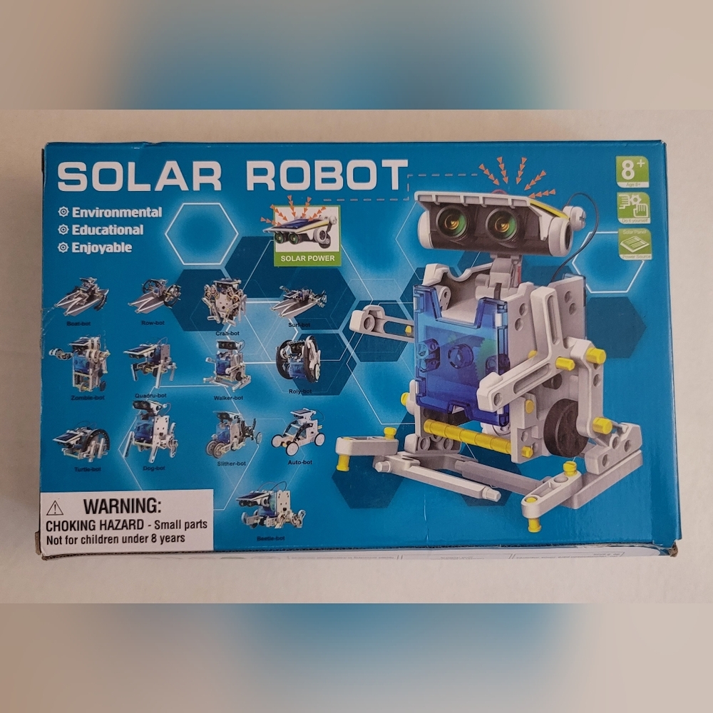 Solar Robot Stem experiment kit educational 13 in 1 solar power